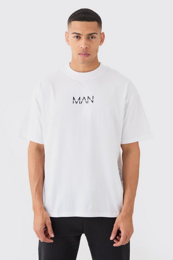 Oversize Basic Man-Dash T-Shirt