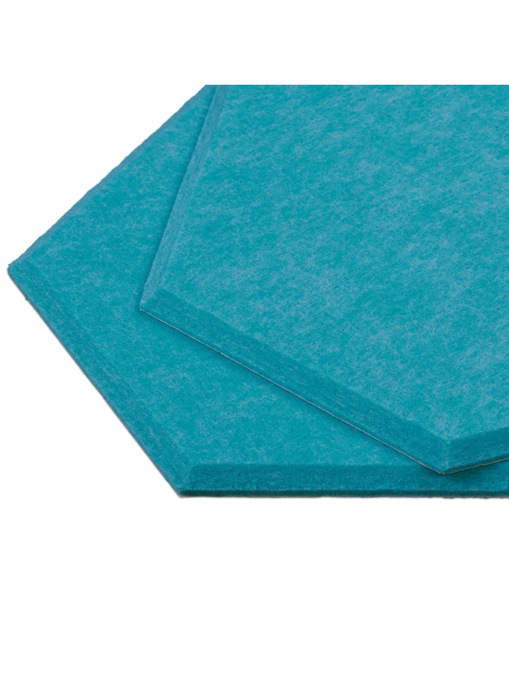 relaxdays 6 x Filzpinnwand in Blau - (B)30 x (H)26 x (T)0,9 cm günstig kaufen onesize