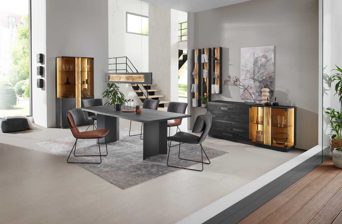 Hartmann Standvitrine Kilva Anthrazit
