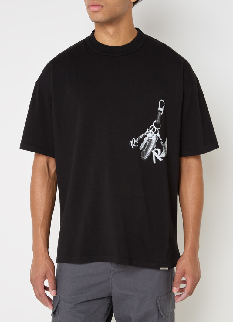 Μπλούζα Represent Keys To The Club με λογότυπο και στάμπα στο πίσω μέρος