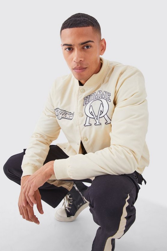 Nylon-Jacke mit Aufnähern