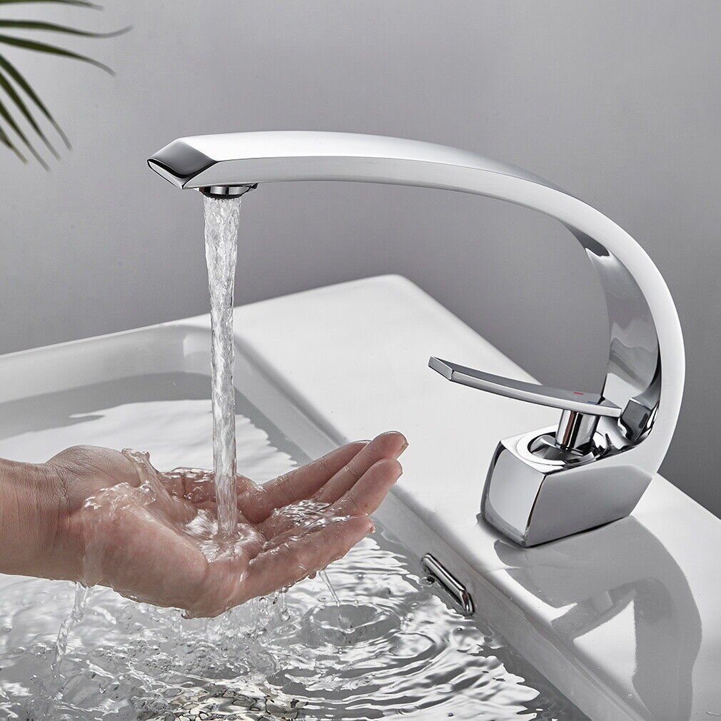 Auralum Waschtischarmatur Waschtischarmatur Einhebelmischer Mischbatterie Armatur Wasserhahn
