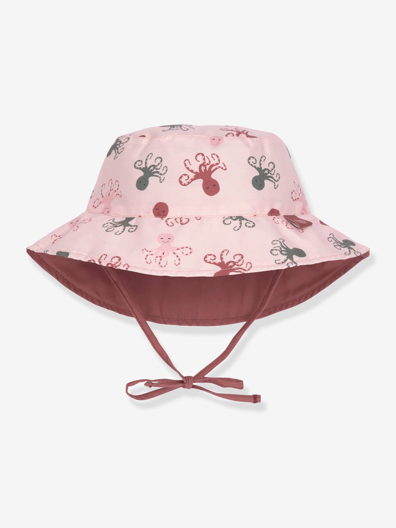 Chapeau de soleil réversible Splash & Fun LASSIG rayures rouge