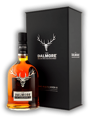 Dalmore King Alexander III Dalmore King Alexander III Ein luxuriös gereifter Malt, ausgewogen, charaktervoll und komplex. 0,7	 Liter - Vol 40%