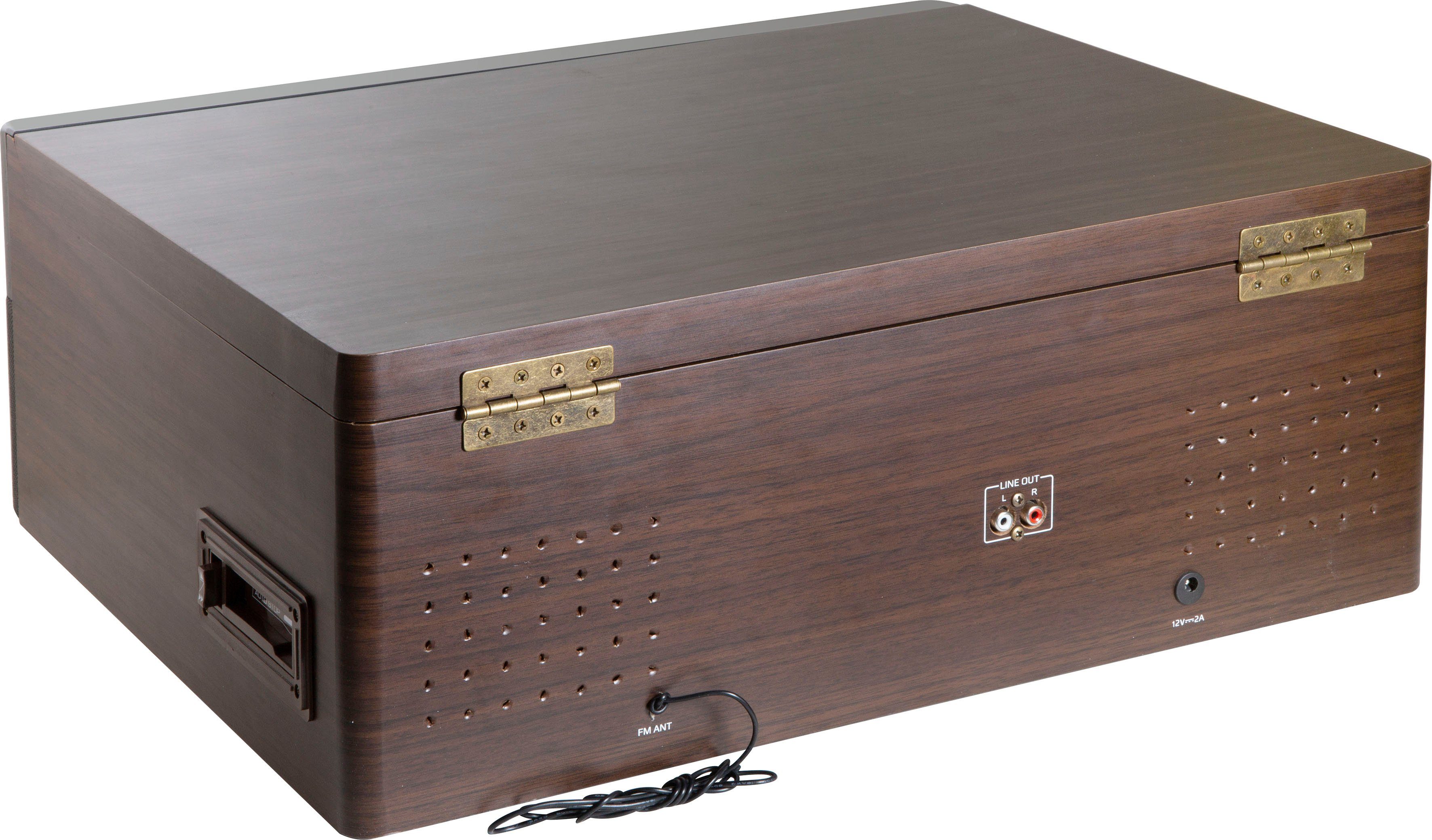 Technaxx DAB+ Bluetooth LP-Player TX-137 Multifunktionsspieler (Riemenantrieb, Bluetooth)