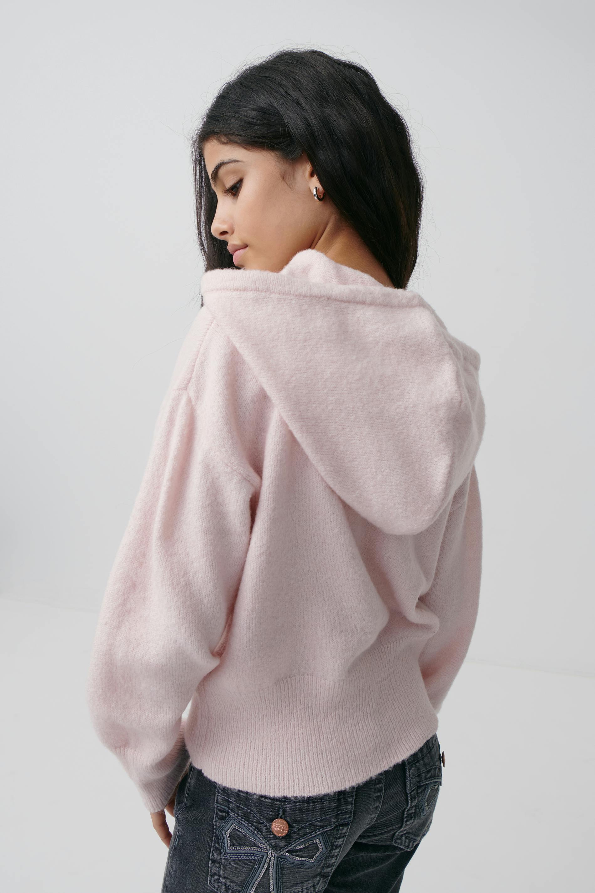 Y soft knitted hoodie