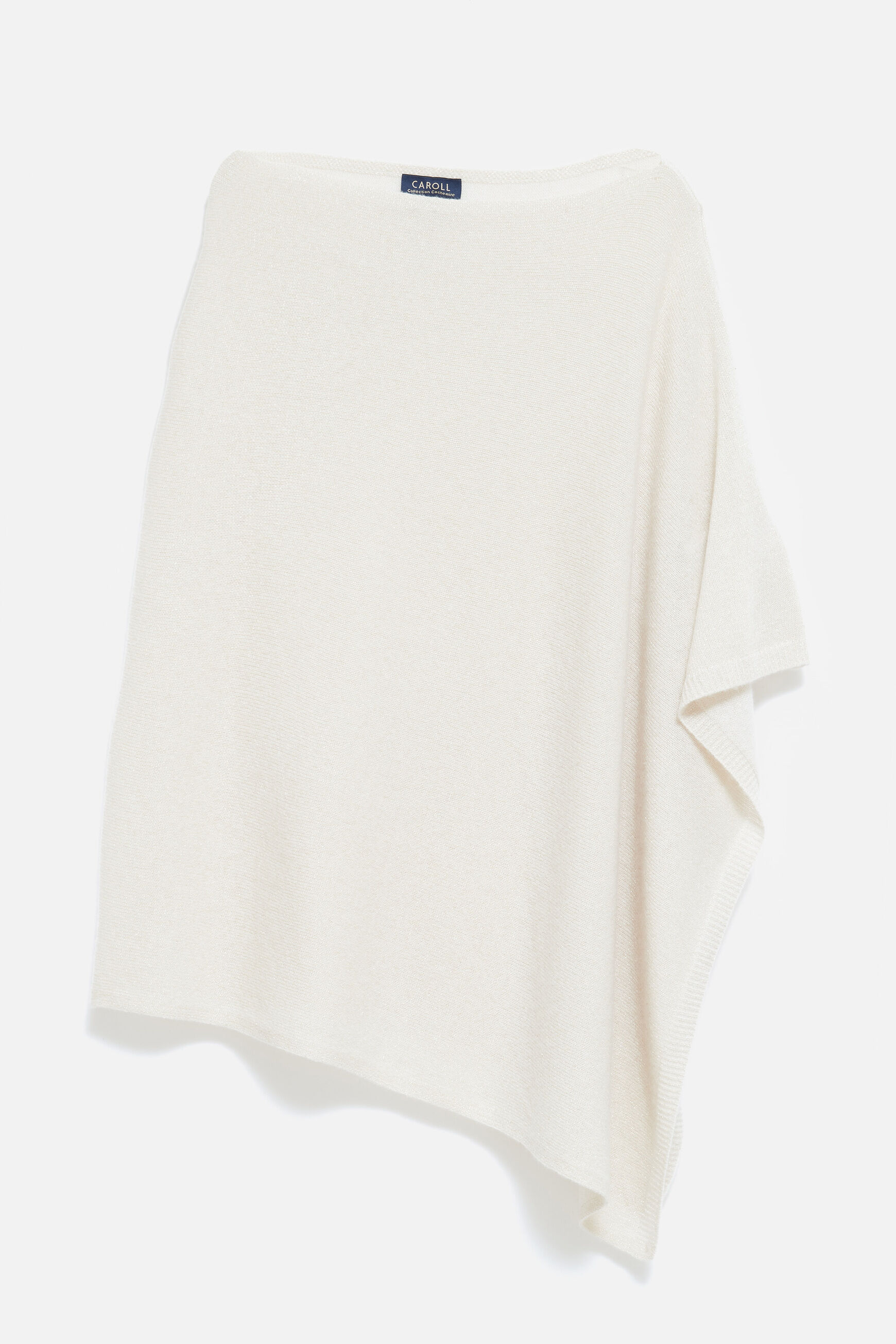 poncho baltia ivoire femme