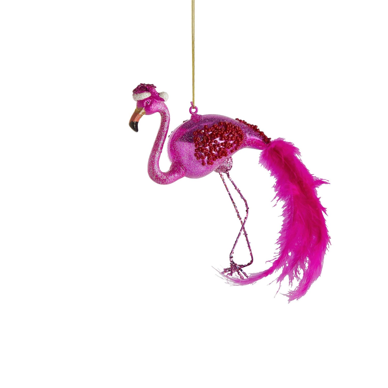 HANG ON Anhänger Flamingo mit Mütze