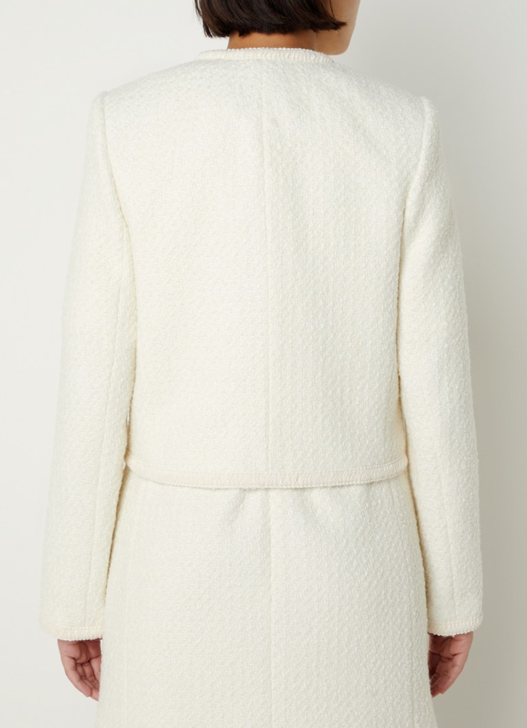 Claudie Pierlot Chaqueta corta Vanda bouclé de mezcla de lana