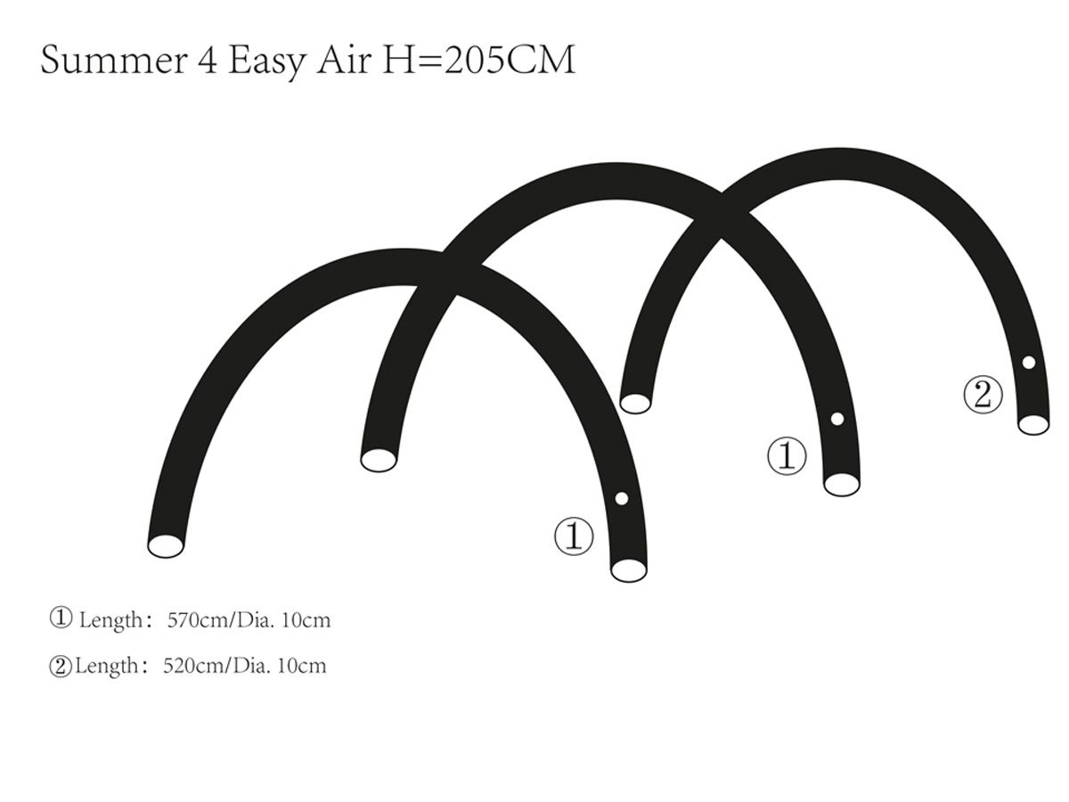 Obelink Summer 4 Easy Air Haupt Airtube Hinten