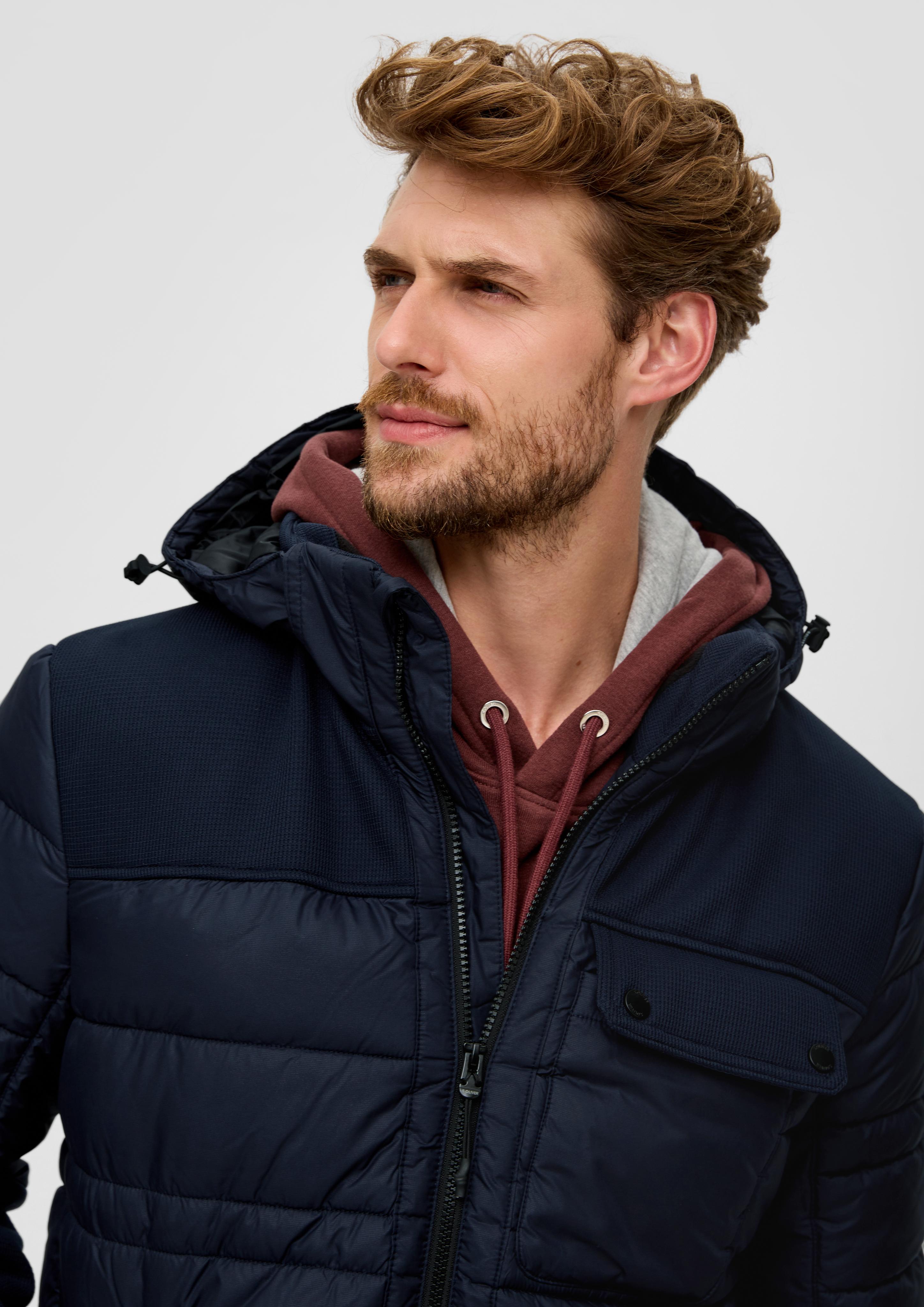 Steppjacke im Fabricmix  2131728-5978