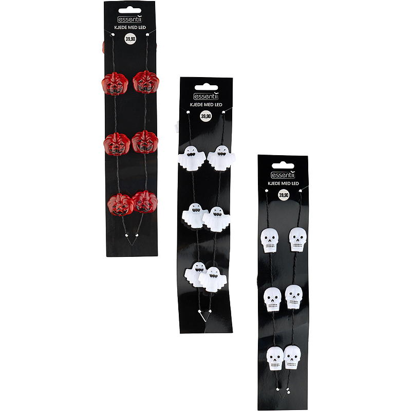 Essentii Kjede m/LeD Halloween