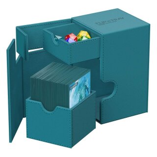 Ultimate Guard Flip`n`Tray 100+ XenoSkin Monocolor - Petrolblau