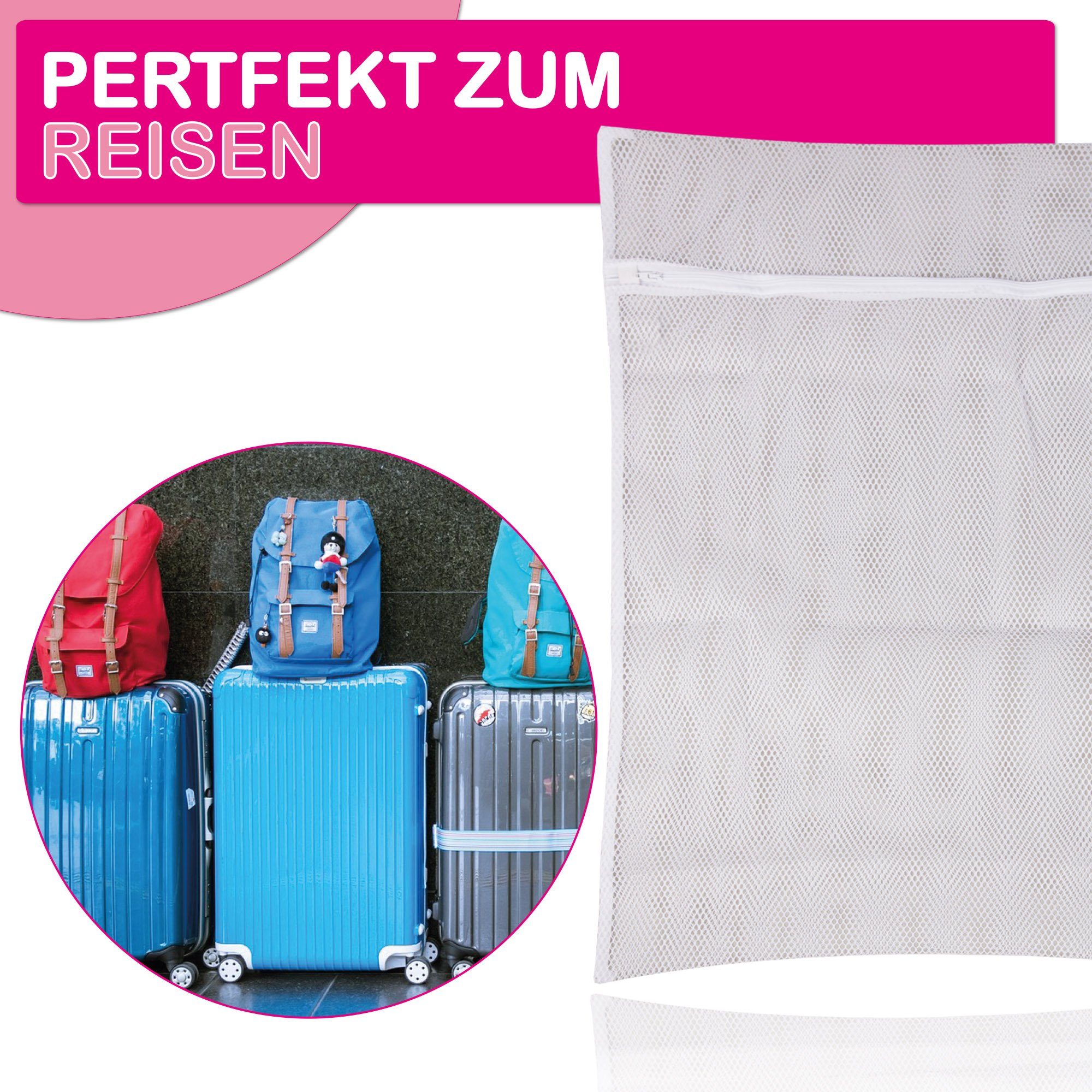 Bestlivings Wäschenetz Wäschesack 06130,(1-St), Wäschenetz XXL (50x70cm) - Kochfest - Füllmenge bis 3kg