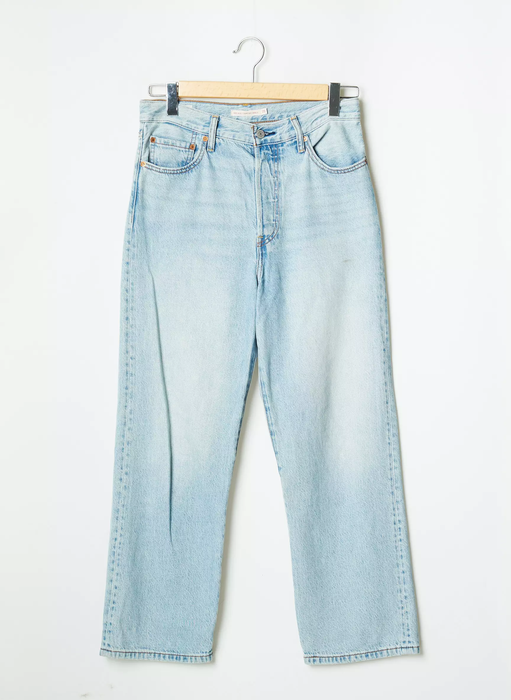 Levis Jeans Coupe Droite Femme couleur bleu