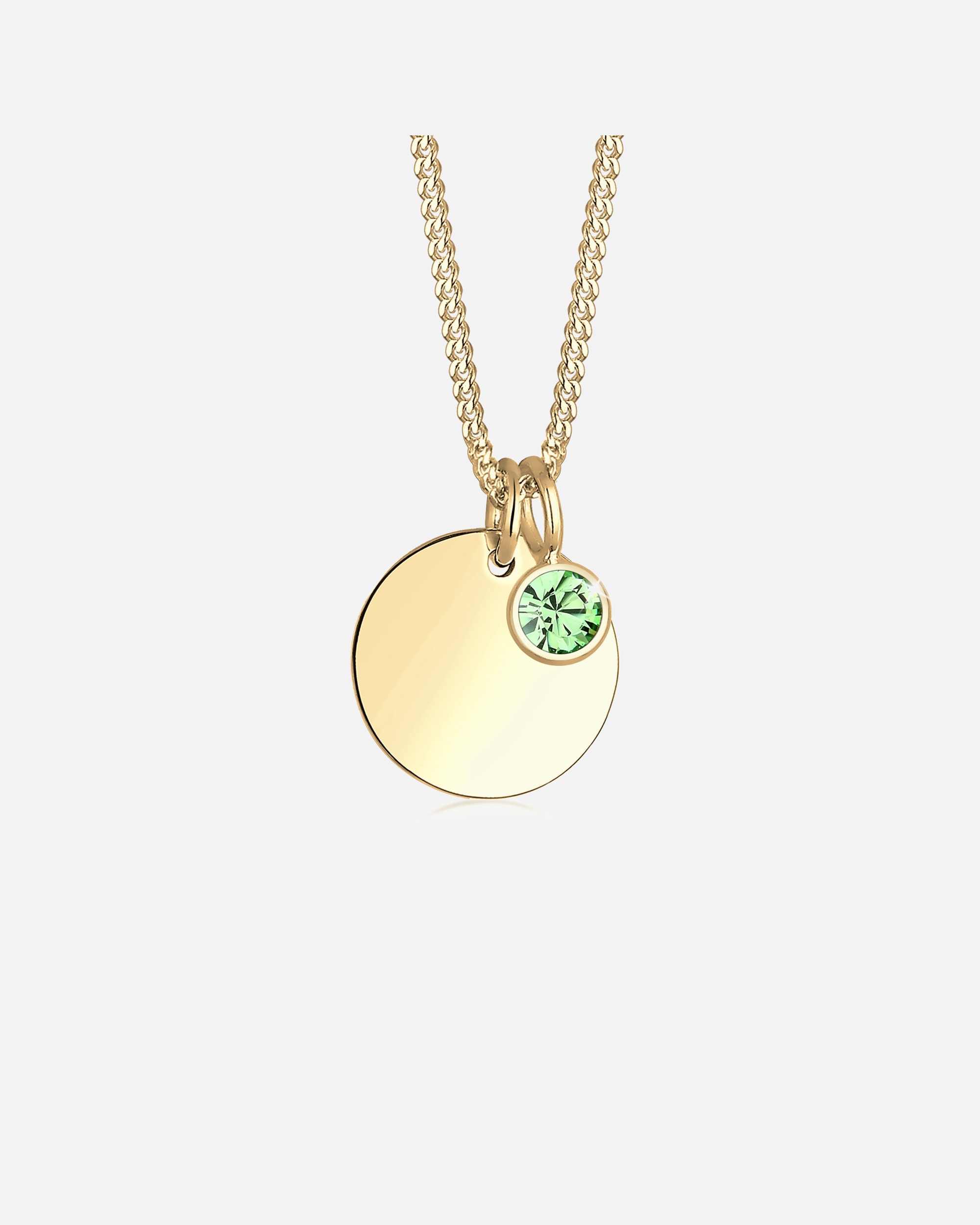 Ciondolo da donna Elli con pietra portafortuna di febbraio in cristallo - Argento 925/1000