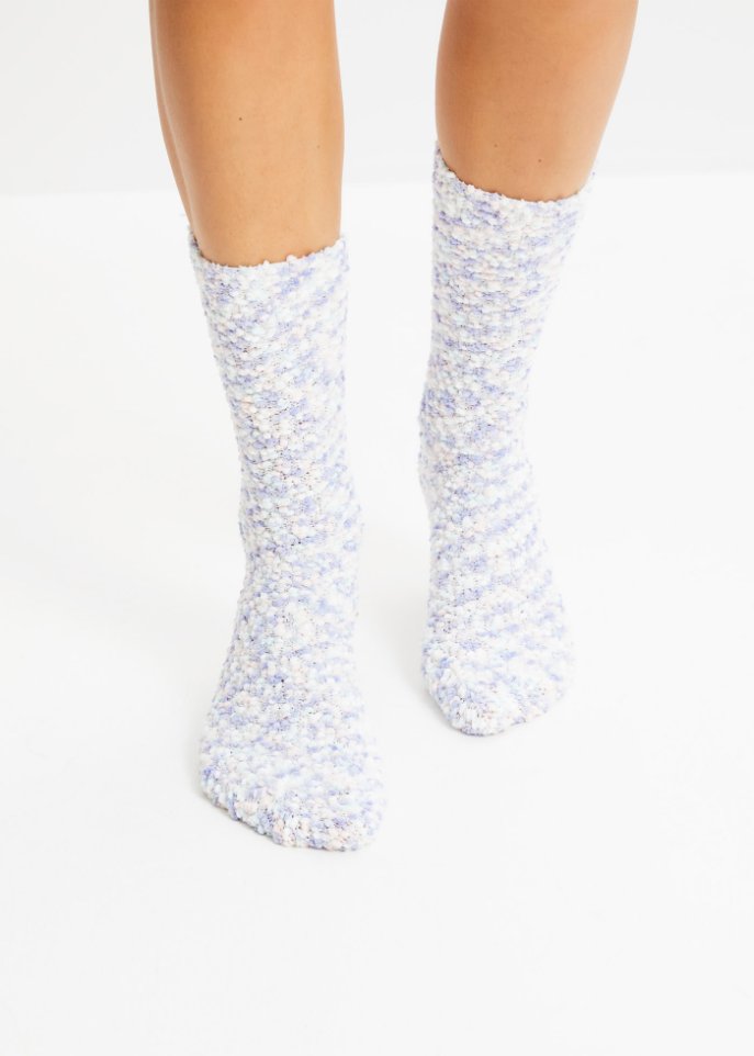Kuschelsocken (3er Pack) aus Effektgarn