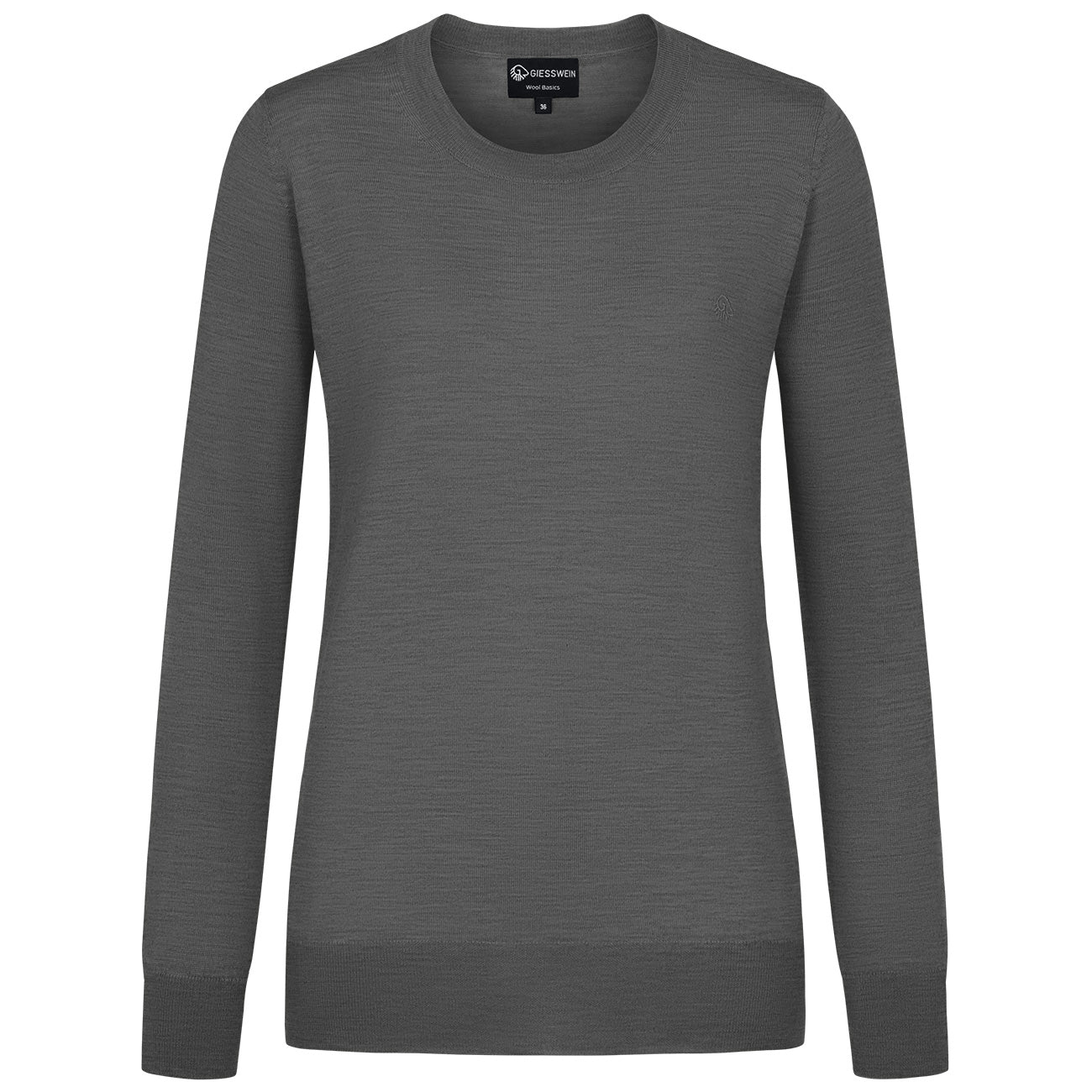 Baumwollpullover Rundhals Damen