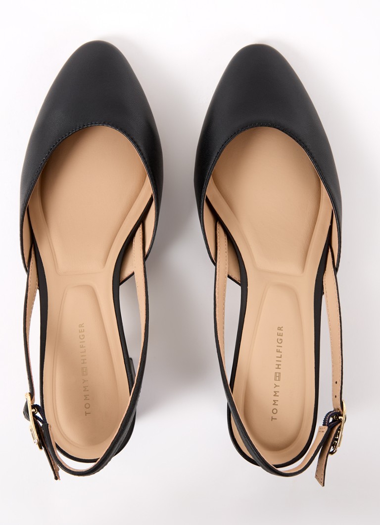 Tommy Hilfiger leather slingback