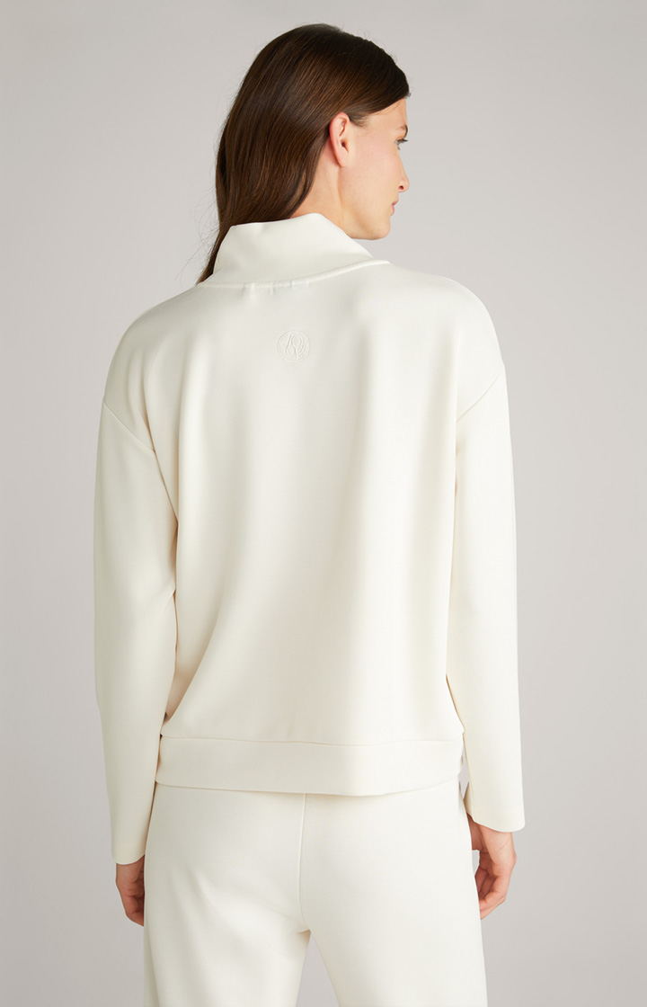 Soft Scuba-Sweat-Shirt in Crème
