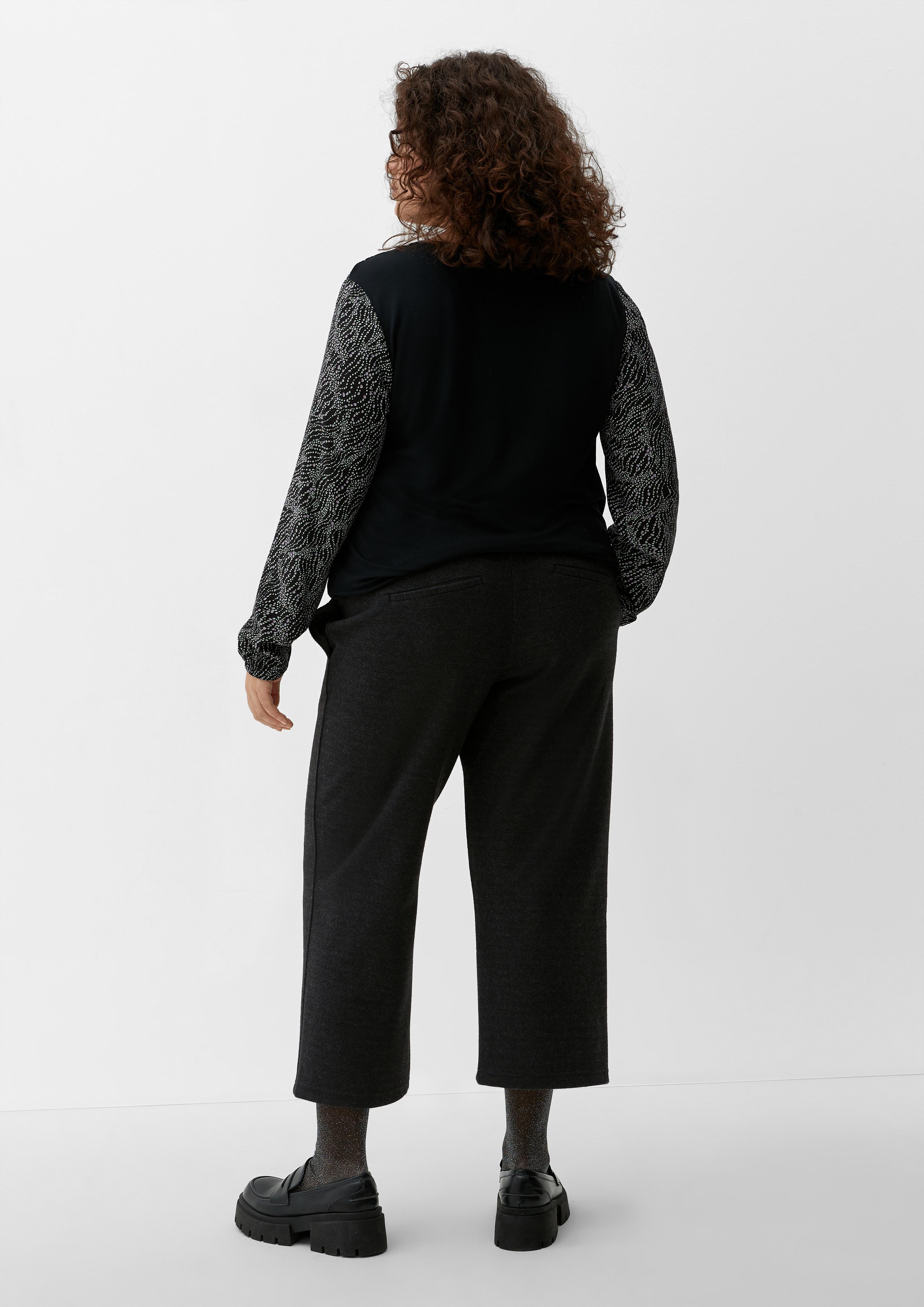 Relaxed: Sweathose in Woll-Optik  2128109-98W0