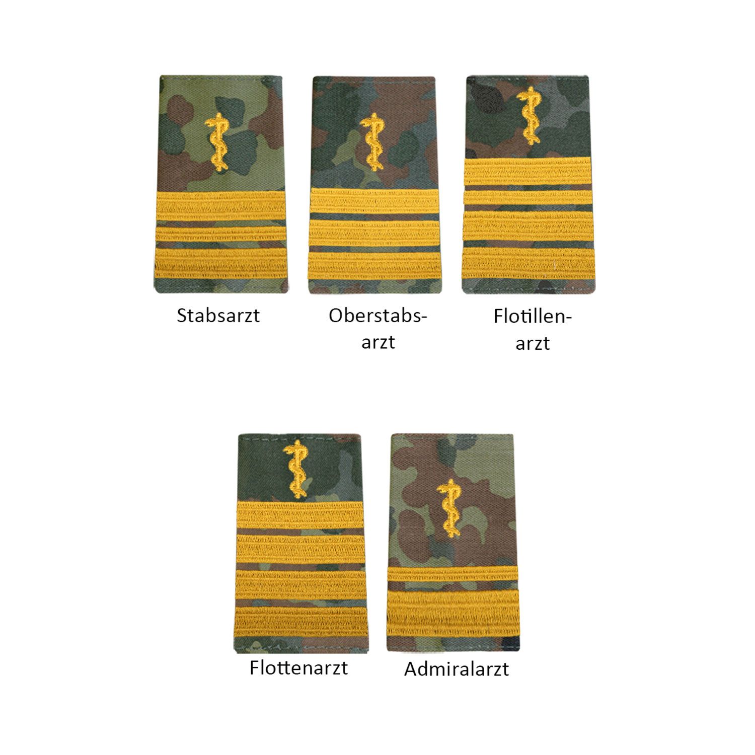 Bundeswehr Rangabzeichen Marine Ärzte