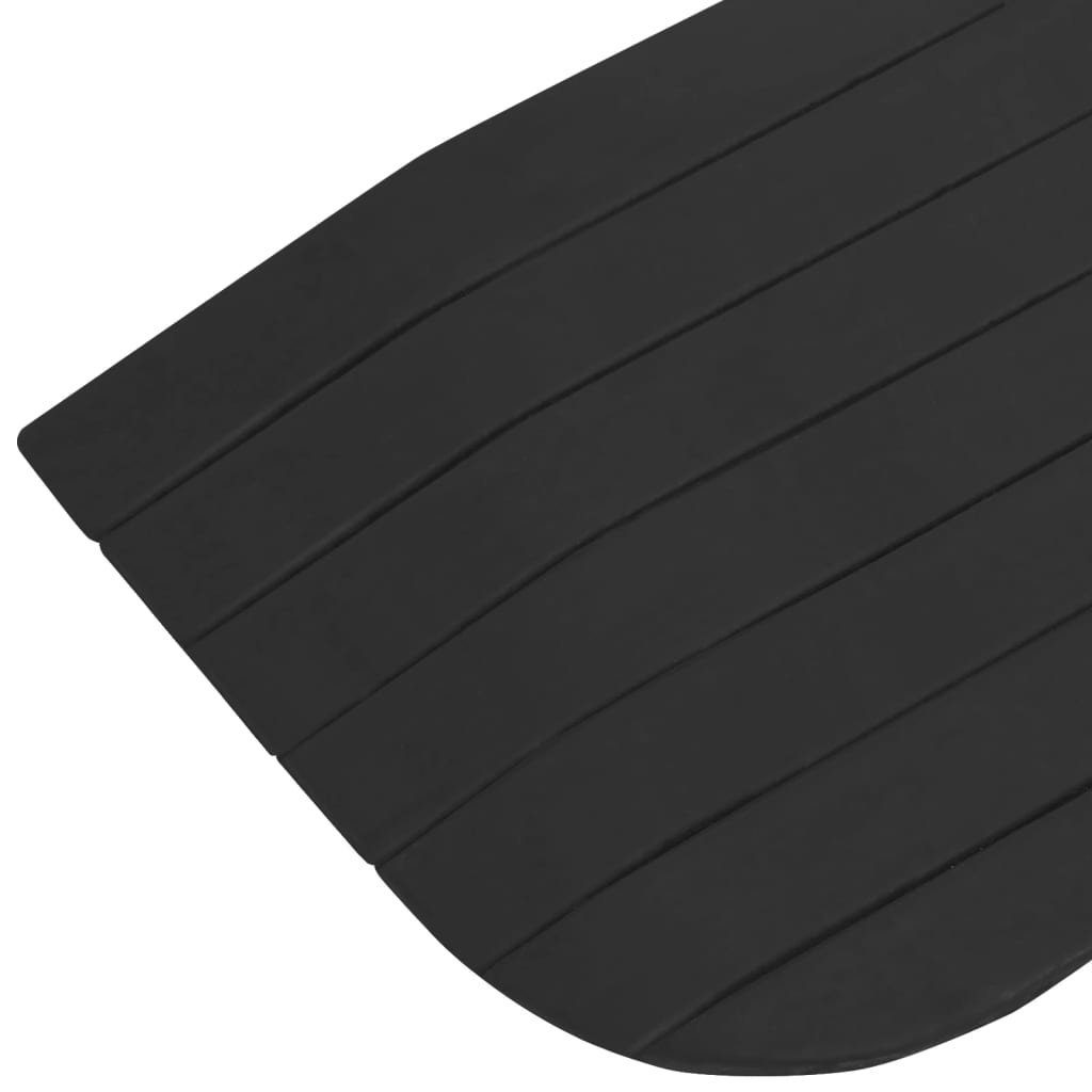 vidaXL Verkehrsschild Schwellenrampe 110x21x2,5 cm Gummi, (1 St)