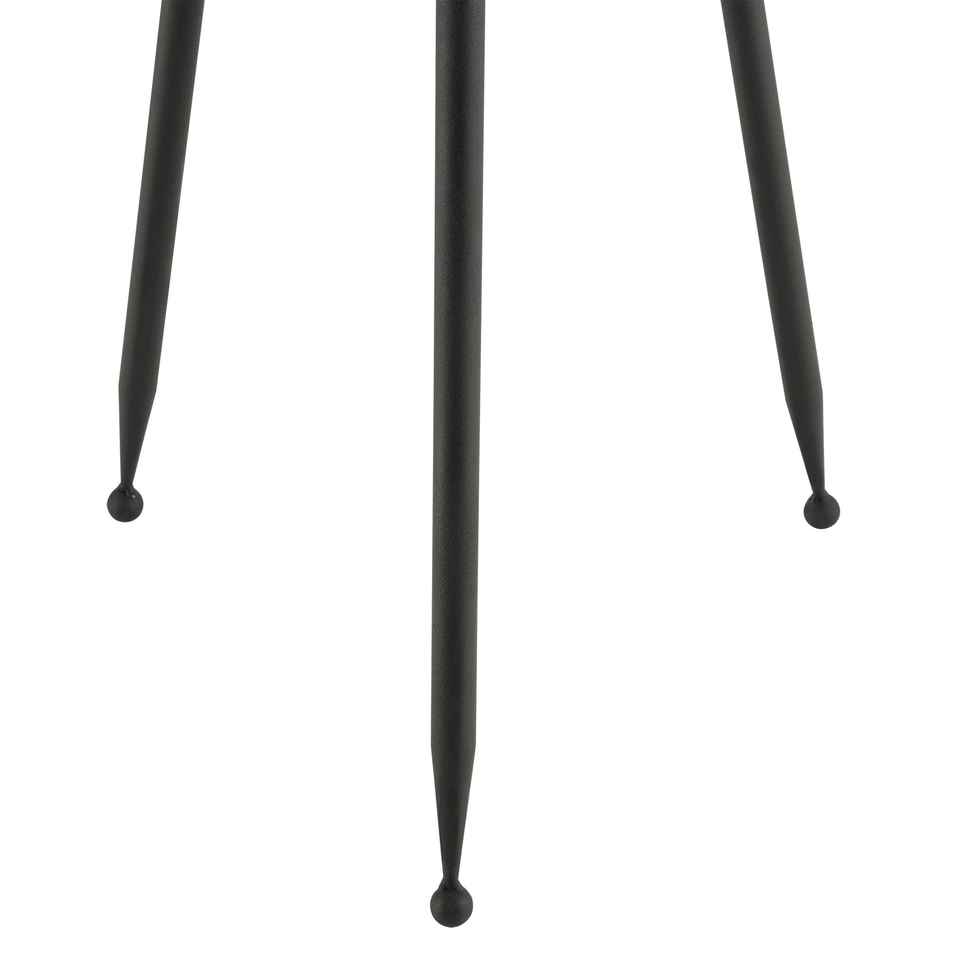 en.casa Blumenständer, Courcelles 2er Set Pflanzständer Schwarz/Weiß-Grau