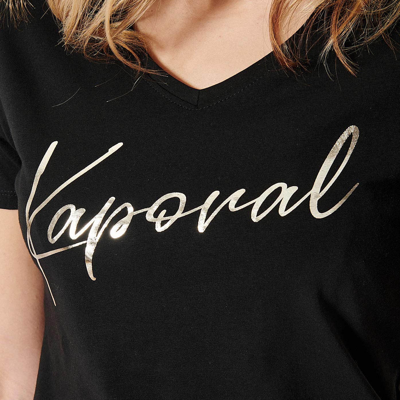 FRAN   T-shirt noir Femme