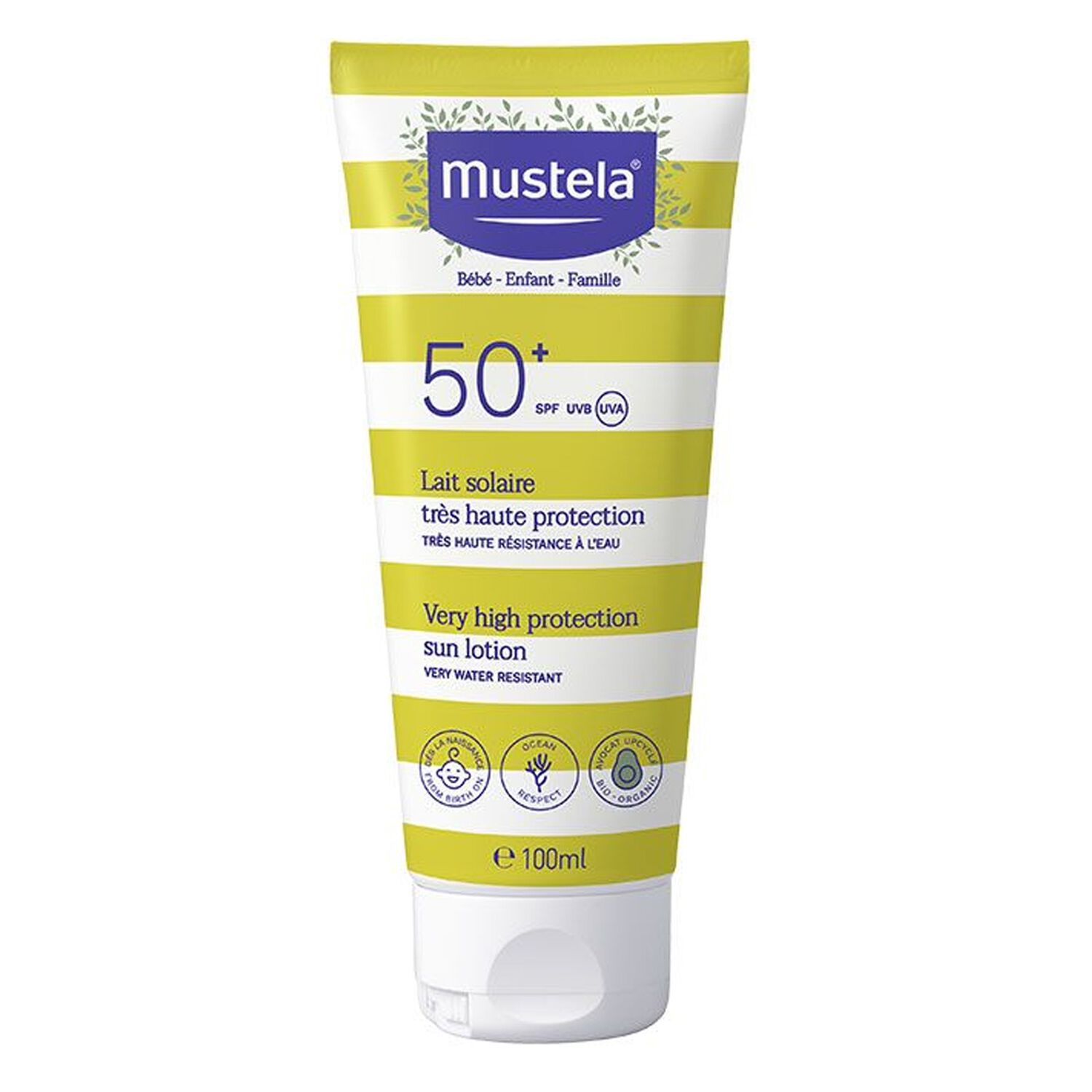 Mustela Solaire Lait Solaire Très Haute Protection SPF50+