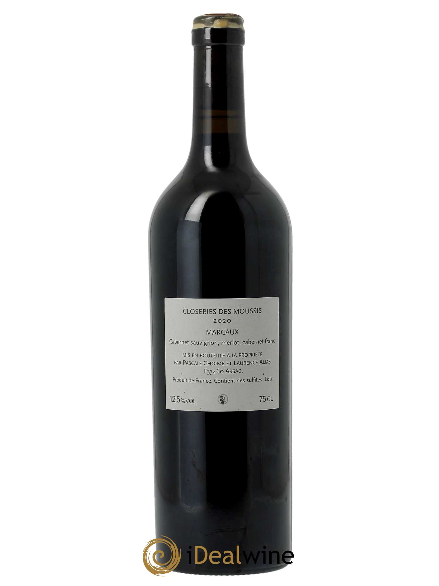 Les Closeries des Moussis - Margaux  2020 - Lot de 1 Bouteille