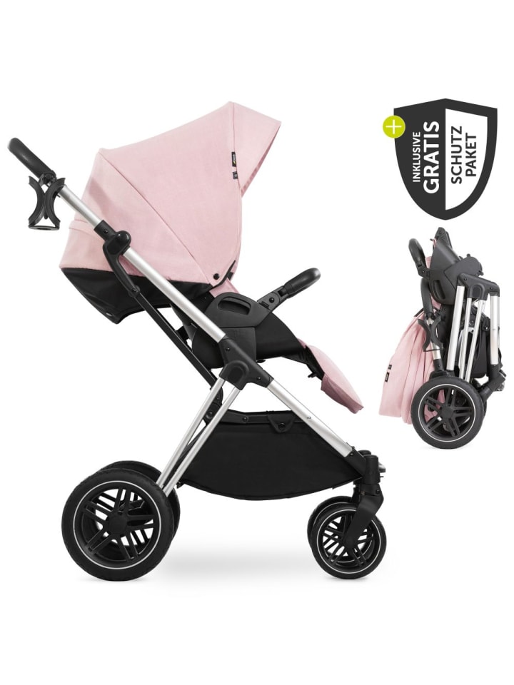 Hauck Buggy & Sportwagen Vision X inkl. XXL Zubehörpaket in rosa günstig kaufen onesize