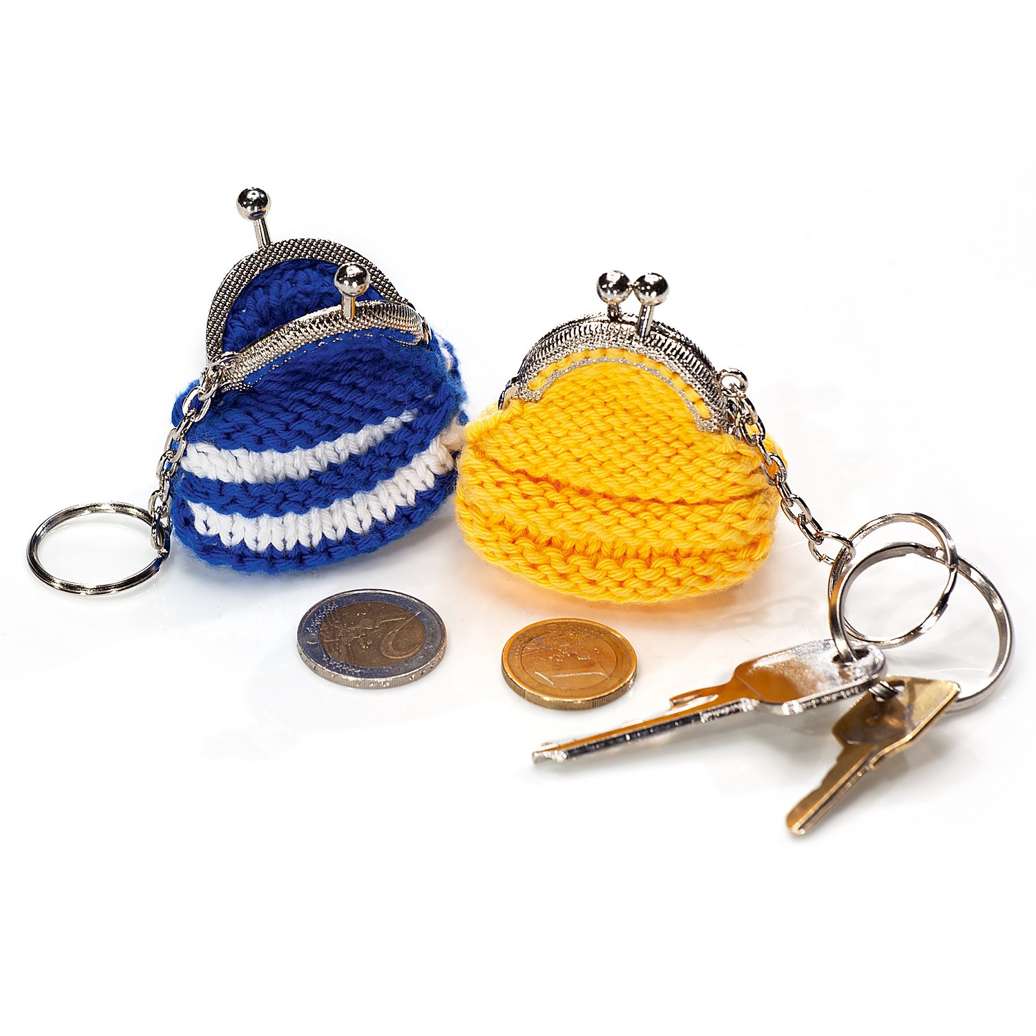 buttinette Mini-Taschenbügel, Größe: 4 x 3,4 cm, 2 Stück