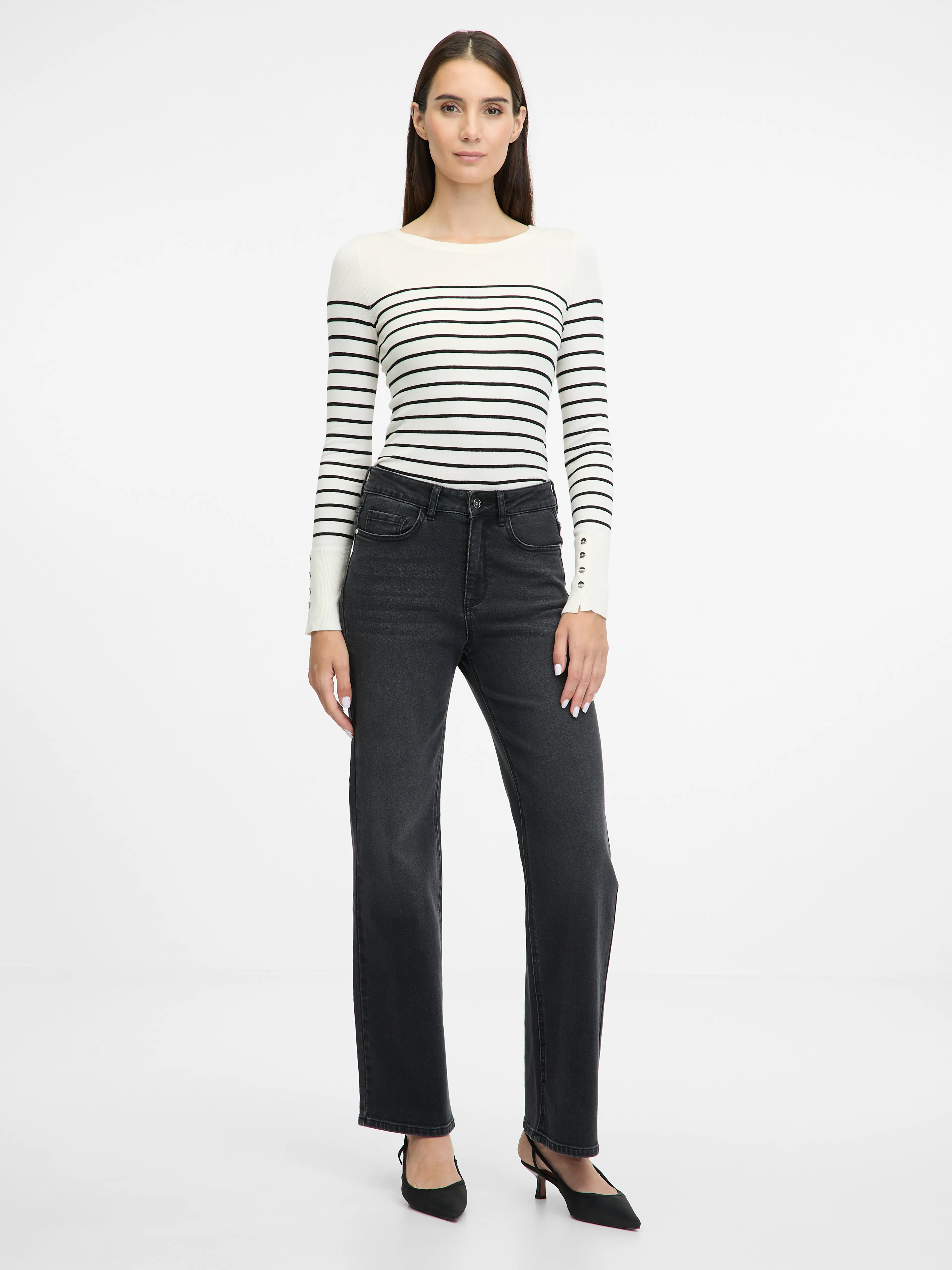 Cremefarbener Damenpullover ORSAY