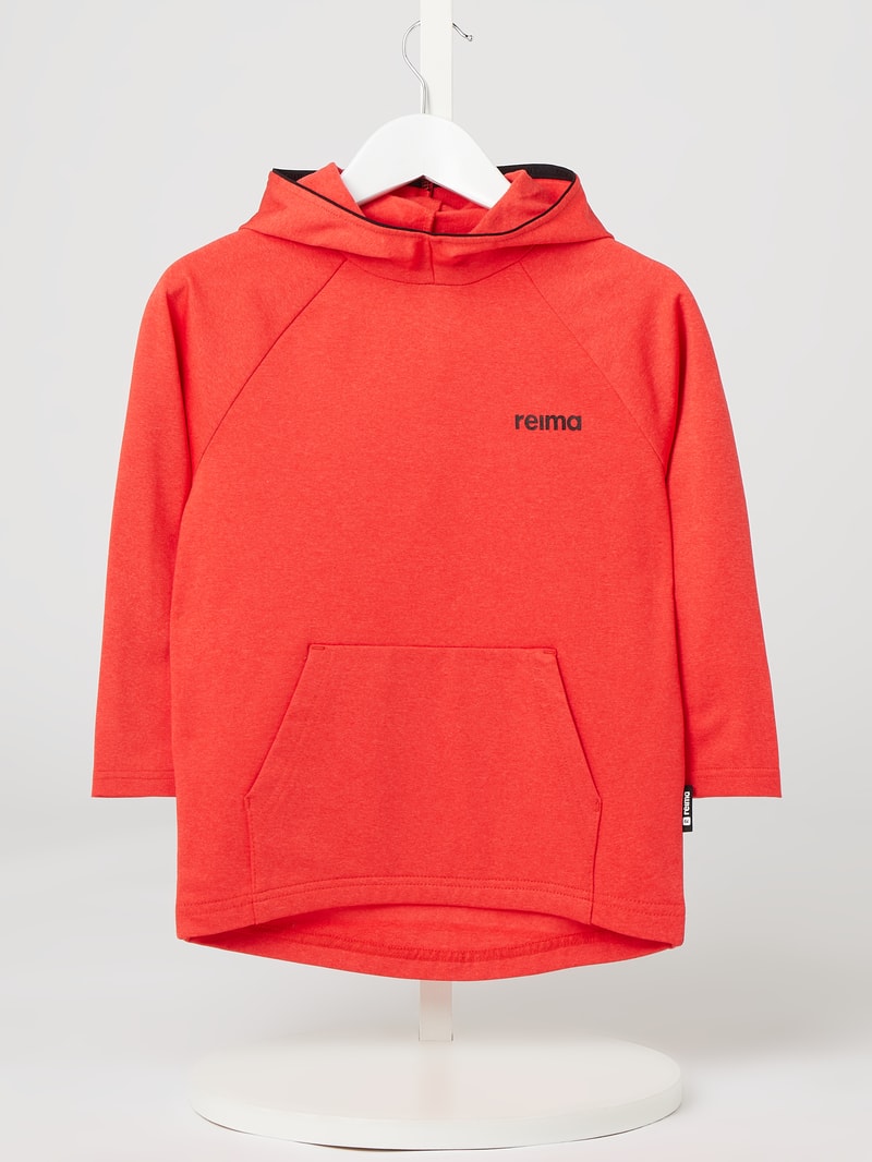 Hoodie mit Känguru-Tasche Modell 'Funtsi' in rot