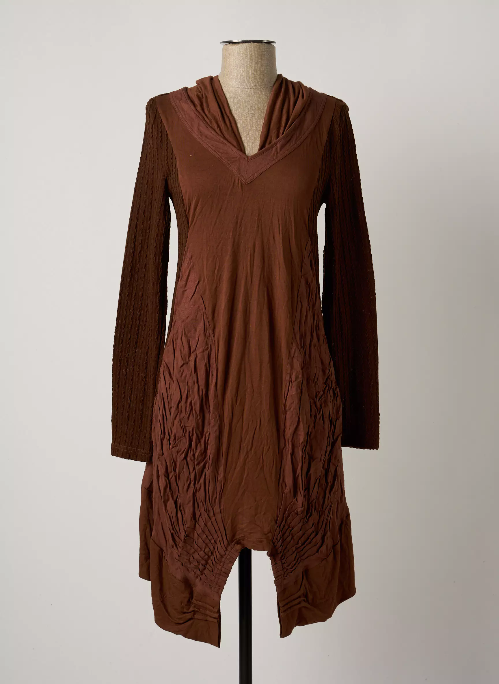 Areline Robes Mi Longues Femme couleur marron