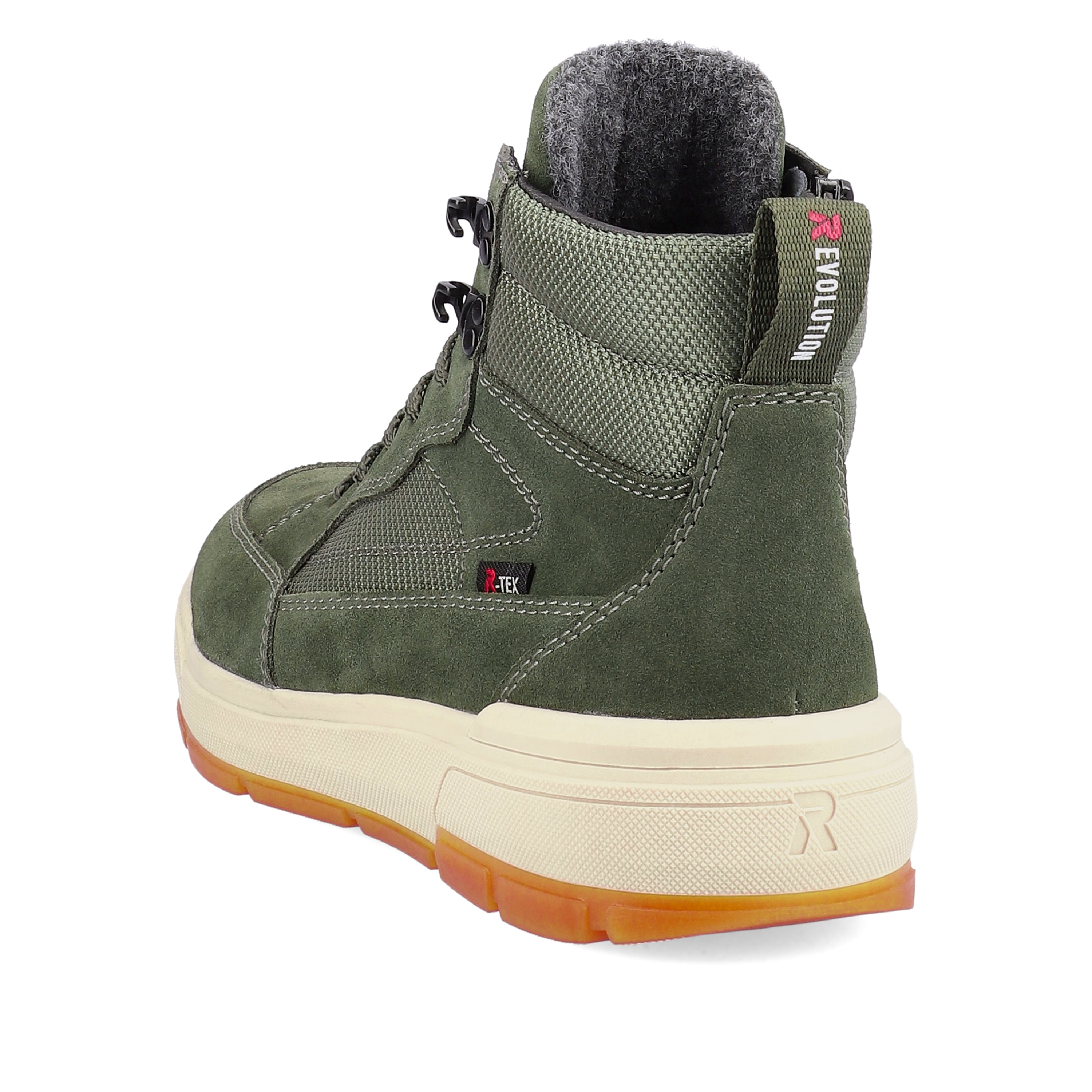 Rieker Herren Sneaker High khaki green