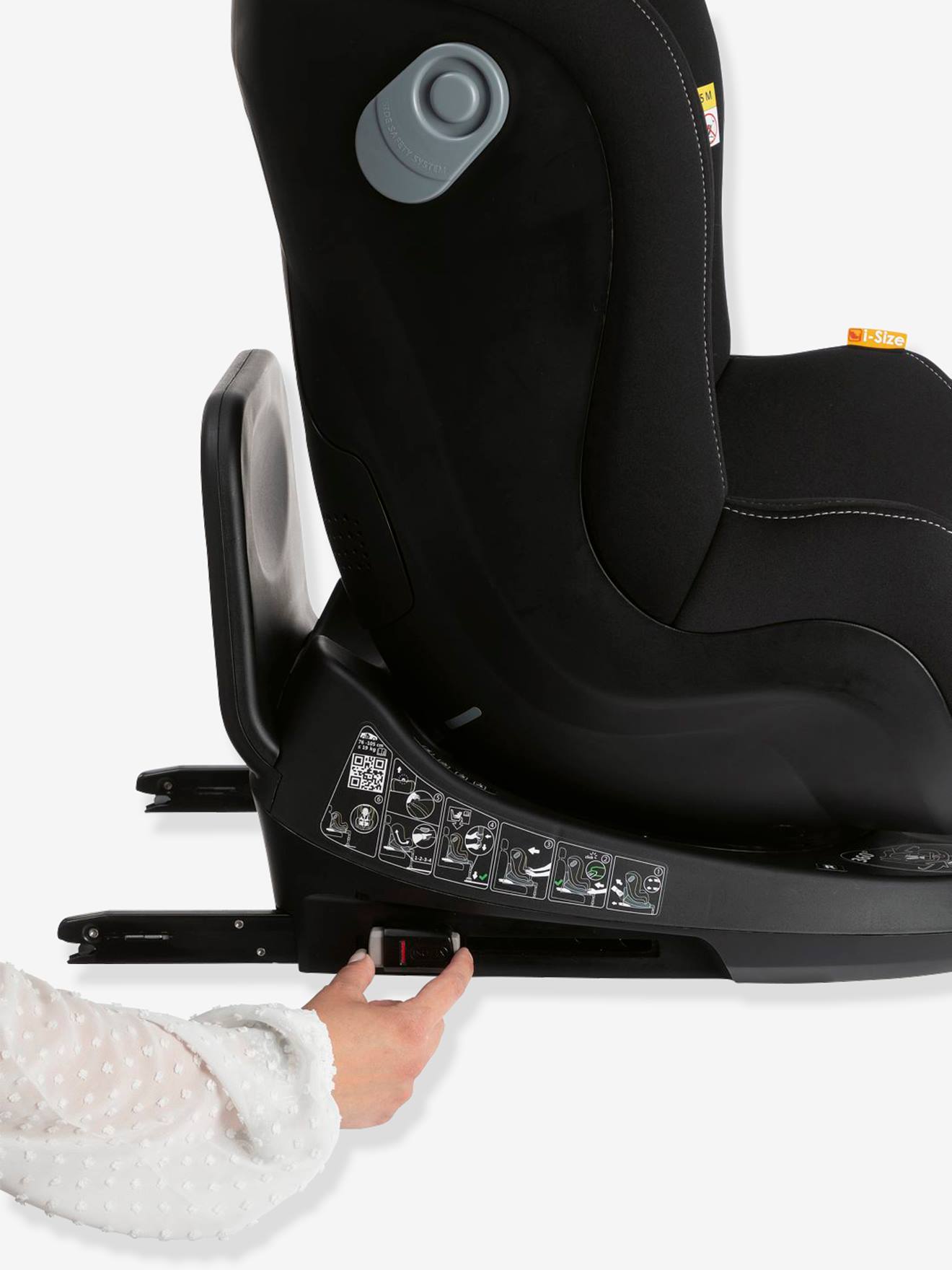 Chicco Kindersitz SEAT2FIT I-SIZE Gr. 0+/1 CHICCO, 45-105 cm, drehbar - grau