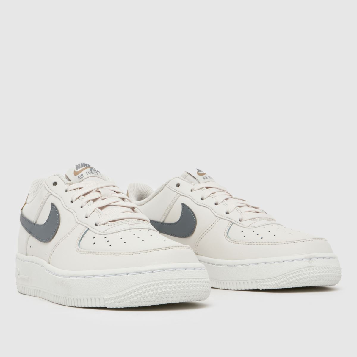 Nike Air Force 1 Pojkar Barn Sneakers Beige Multifärgade