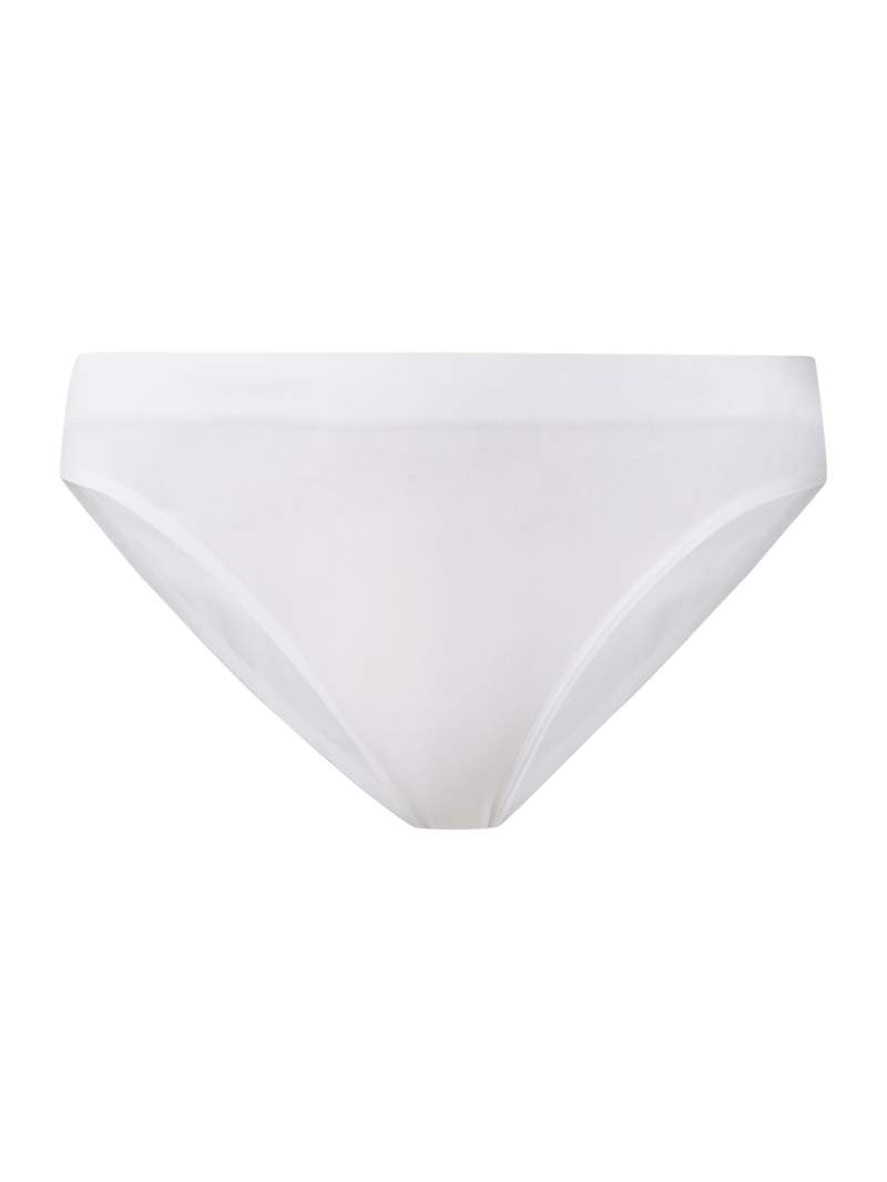 Slip mit elastischem Bund in weiß