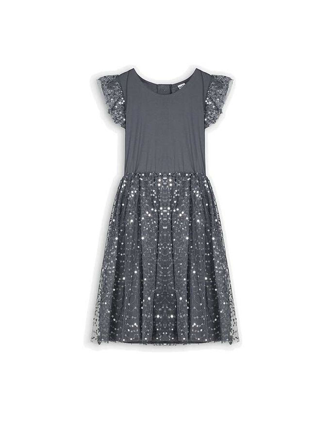 Kleid - Paillettenbesatz