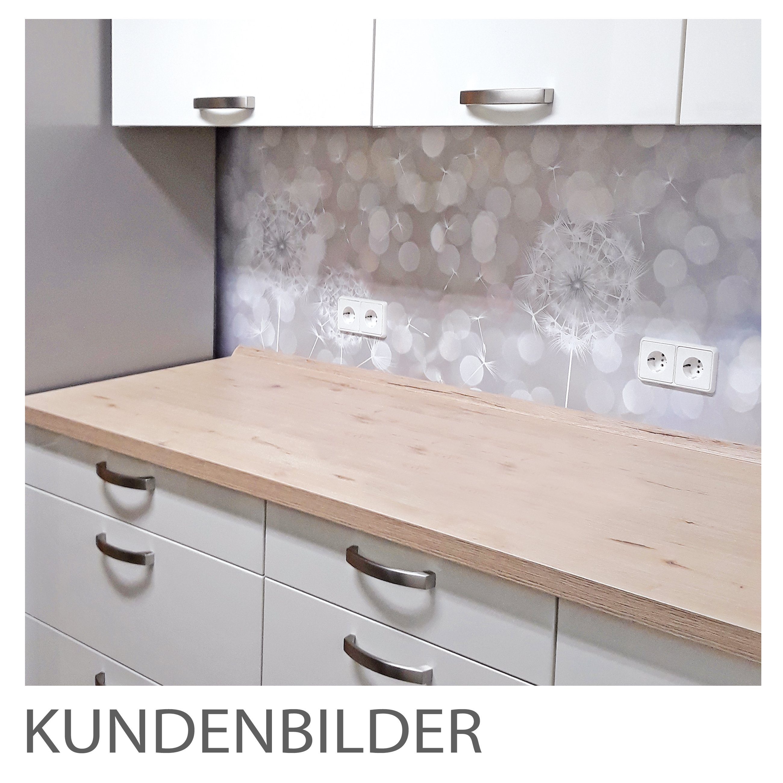 Stickerprofis Küchenrückwand SOMMERWIND, (Premium), 1,5mm, selbstklebend, hält auf besonders vielen Öberflächen