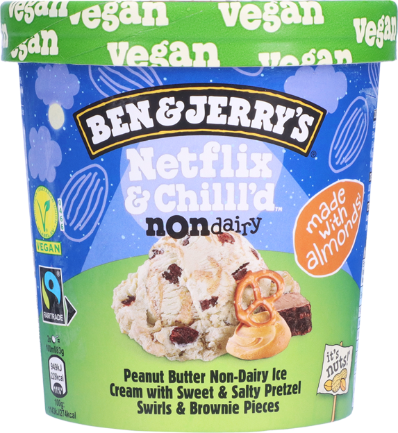 Ben & Jerrys Netflix Chill'd vegan