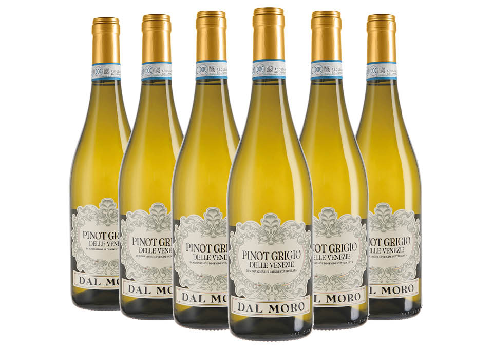 Delle Venezie DOC Pinot Grigio 2022 Dal Moro 6 bouteilles de 0,75 ℓ