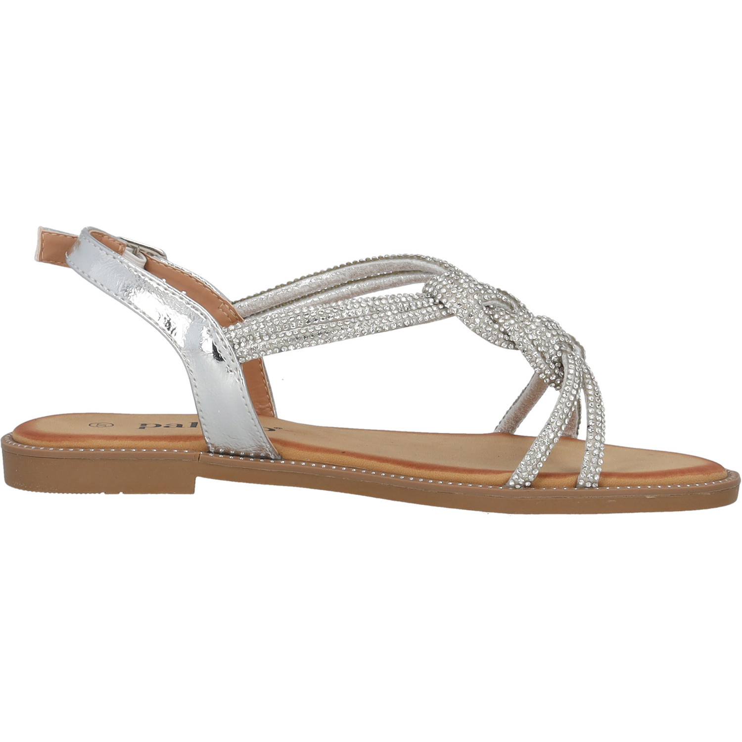 Palado Jertu, Klassische Sandalen, Damen, Silber