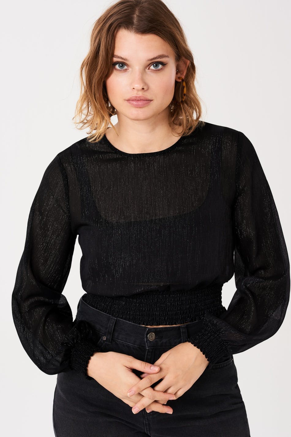 Paris smock blouse