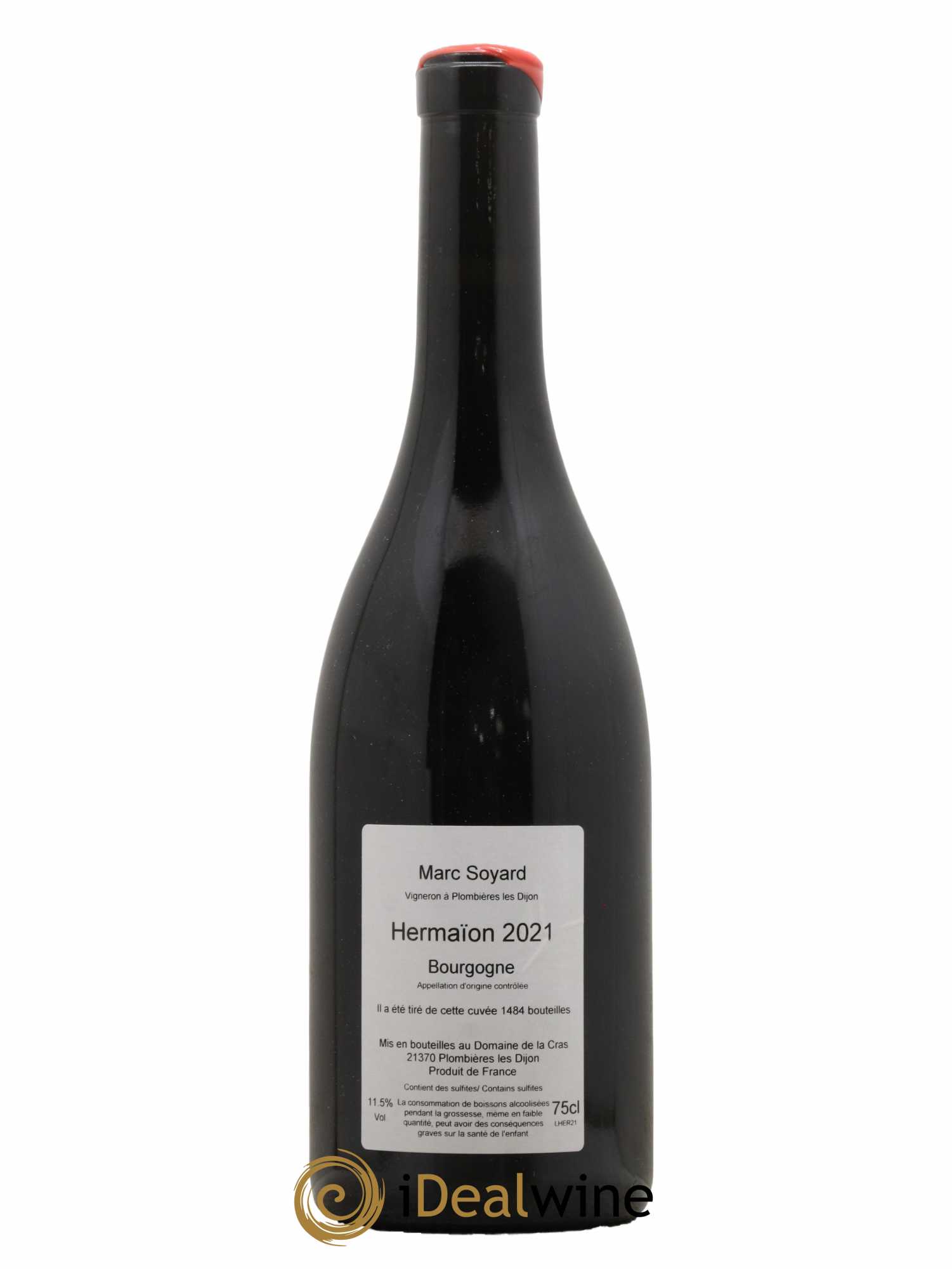 Bourgogne Hermaion Domaine de la Cras - Marc Soyard  2021 - Lot de 1 Bouteille