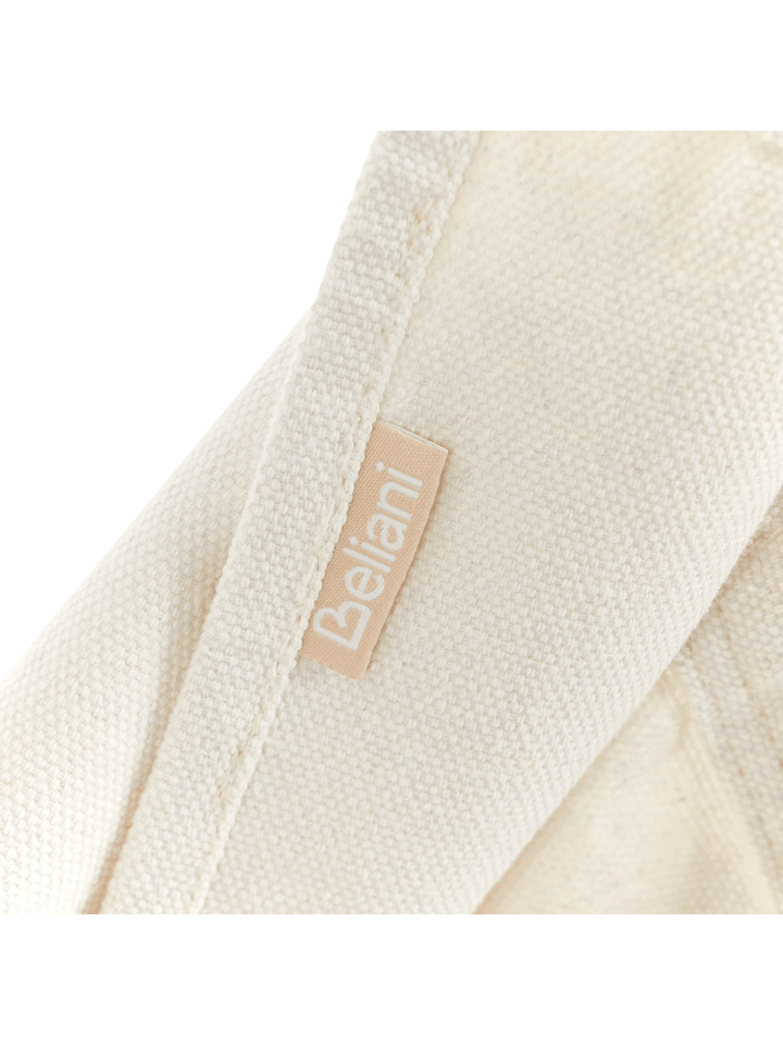 Beliani Hängesessel VARENA in Beige/Blau - (W) 96 x (H) 125 x (L) 55 cm günstig kaufen onesize