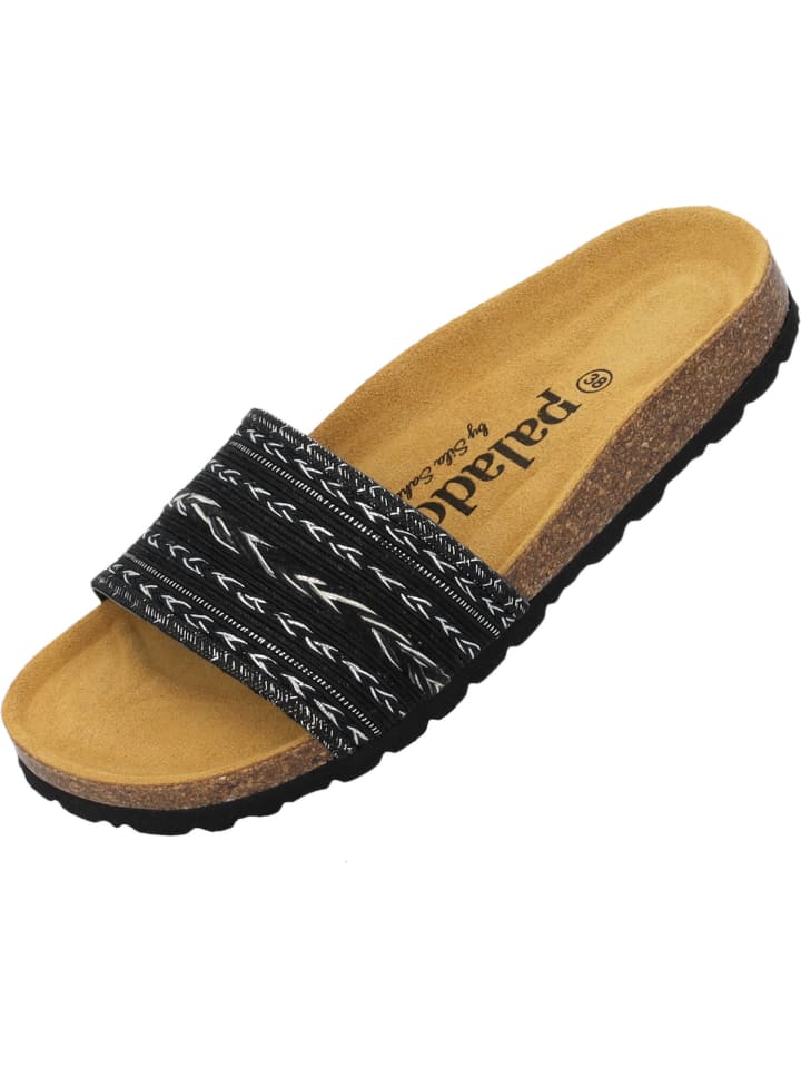 palado Pantoletten in negro/plata (7cm) günstig kaufen