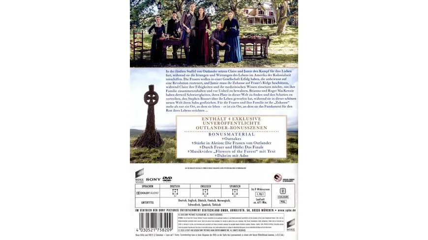 Outlander - Die komplette fünfte Season  [4 DVDs]